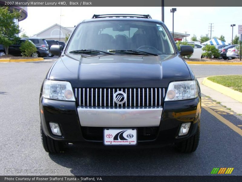 Black / Black 2007 Mercury Mariner Luxury 4WD