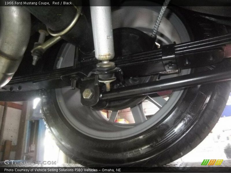 Red / Black 1966 Ford Mustang Coupe