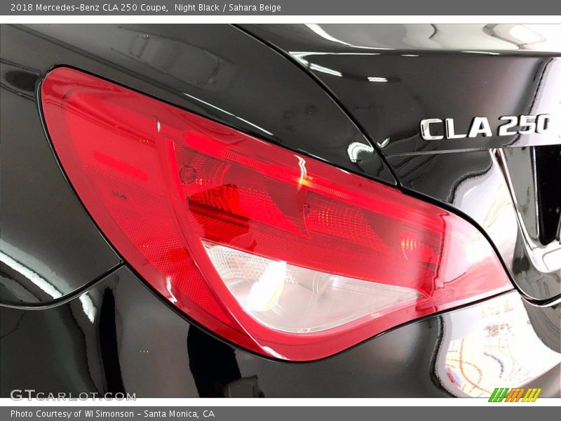 Night Black / Sahara Beige 2018 Mercedes-Benz CLA 250 Coupe