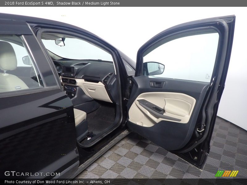 Shadow Black / Medium Light Stone 2018 Ford EcoSport S 4WD