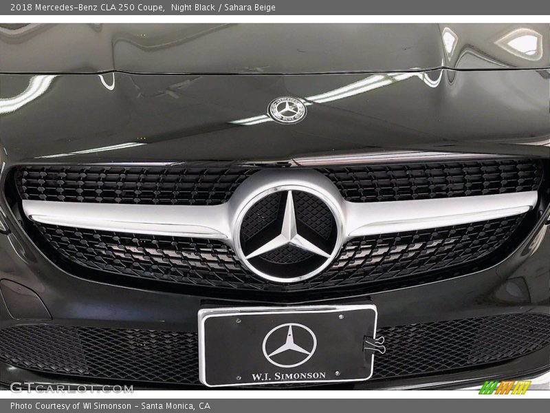 Night Black / Sahara Beige 2018 Mercedes-Benz CLA 250 Coupe