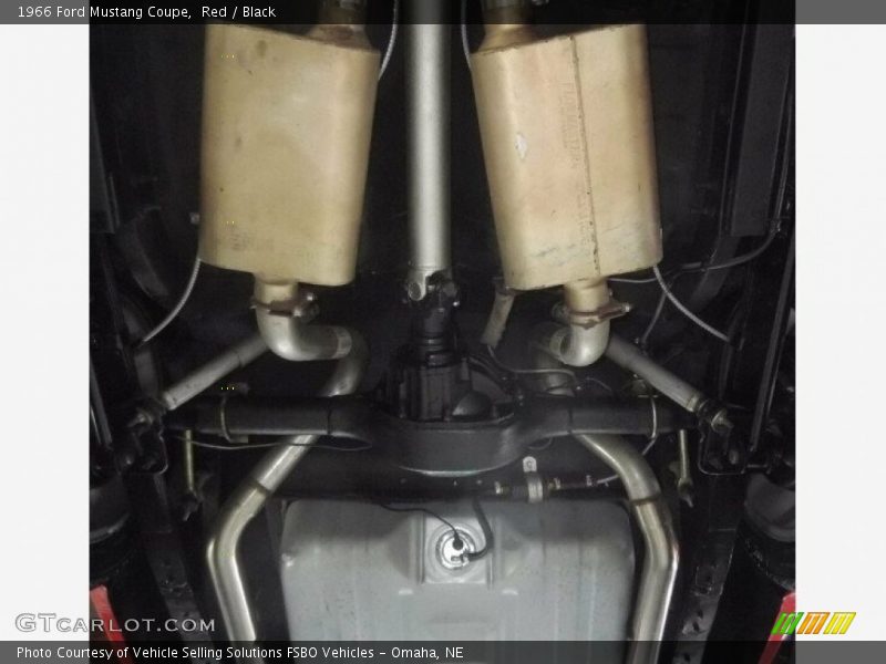 Red / Black 1966 Ford Mustang Coupe