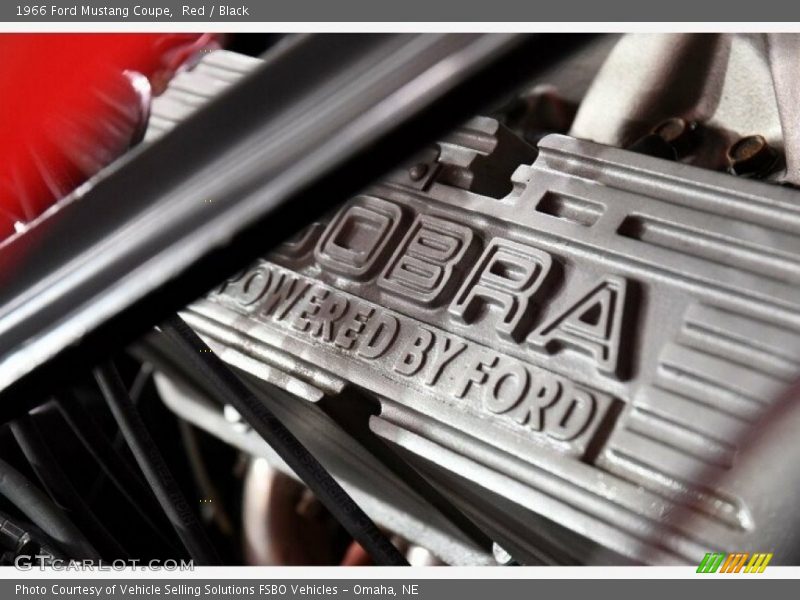 Red / Black 1966 Ford Mustang Coupe