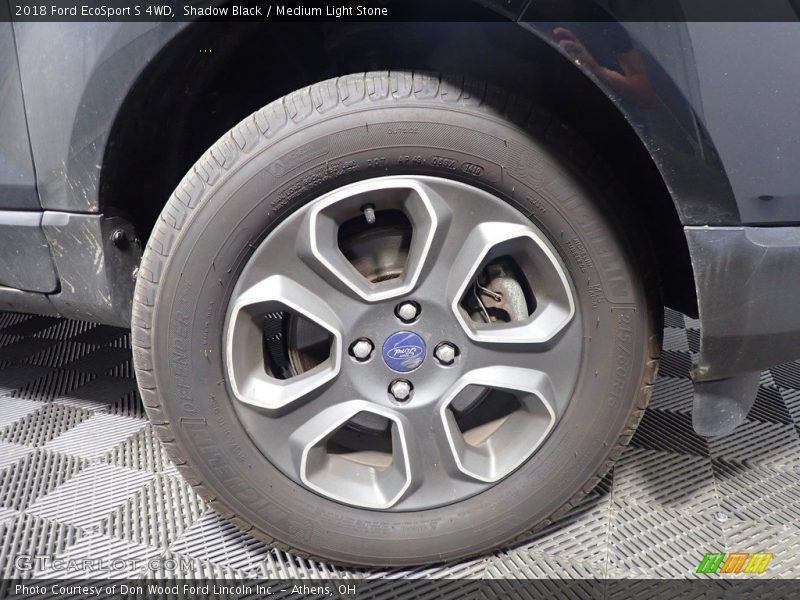 Shadow Black / Medium Light Stone 2018 Ford EcoSport S 4WD