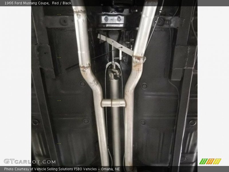 Red / Black 1966 Ford Mustang Coupe