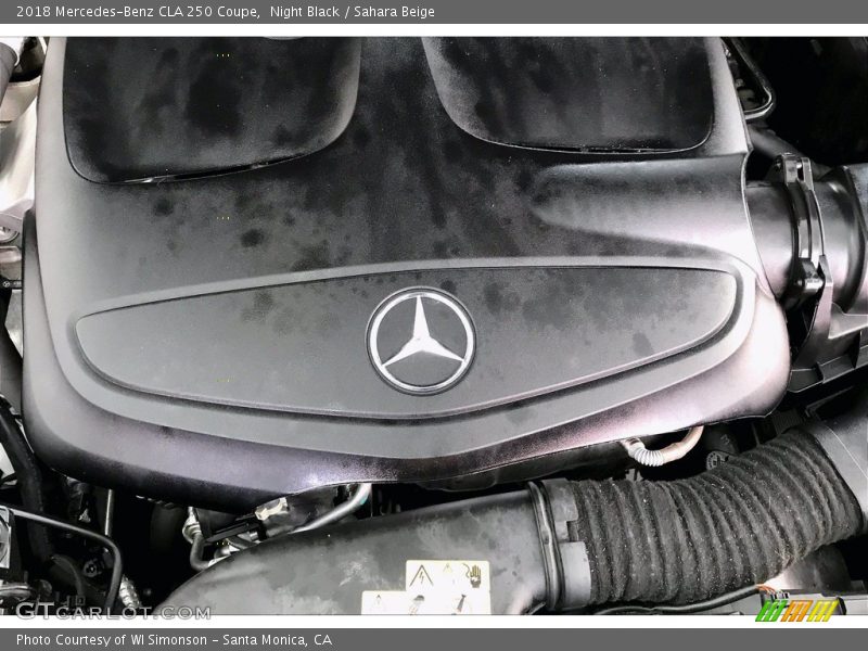 Night Black / Sahara Beige 2018 Mercedes-Benz CLA 250 Coupe