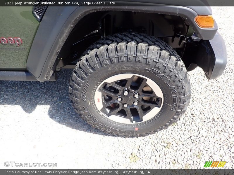 Sarge Green / Black 2021 Jeep Wrangler Unlimited Rubicon 4x4