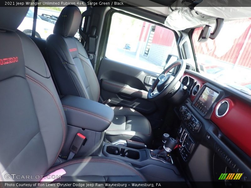 Sarge Green / Black 2021 Jeep Wrangler Unlimited Rubicon 4x4