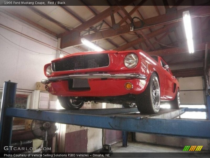 Red / Black 1966 Ford Mustang Coupe