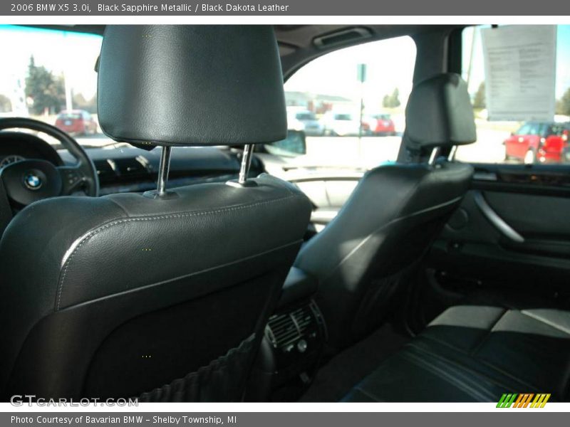 Black Sapphire Metallic / Black Dakota Leather 2006 BMW X5 3.0i