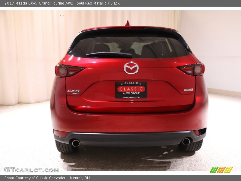 Soul Red Metallic / Black 2017 Mazda CX-5 Grand Touring AWD