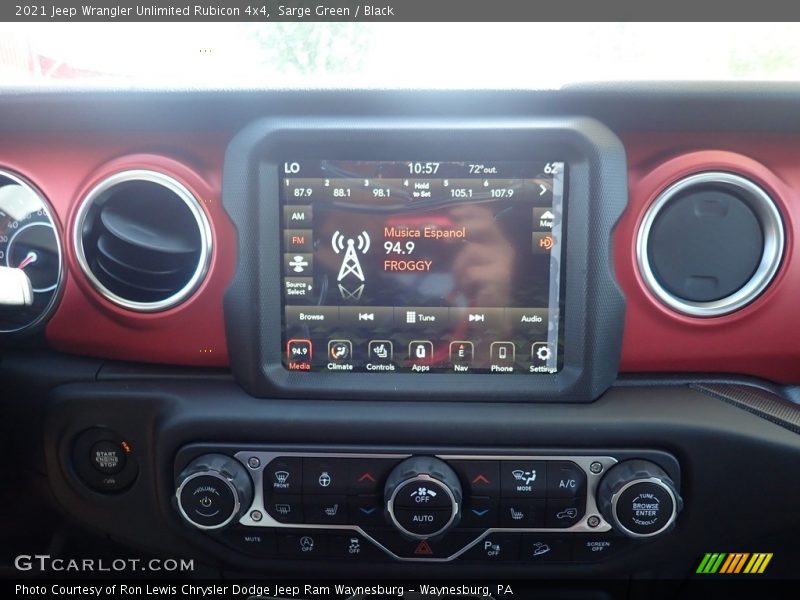Sarge Green / Black 2021 Jeep Wrangler Unlimited Rubicon 4x4