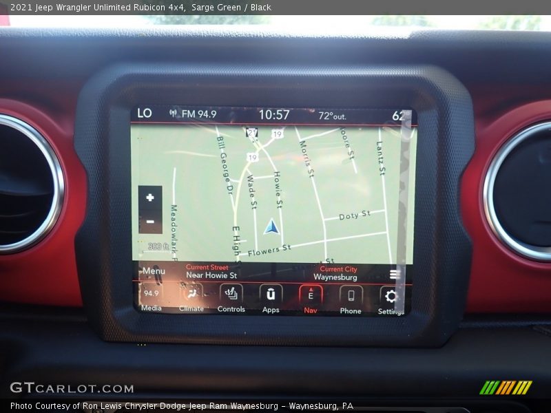 Sarge Green / Black 2021 Jeep Wrangler Unlimited Rubicon 4x4