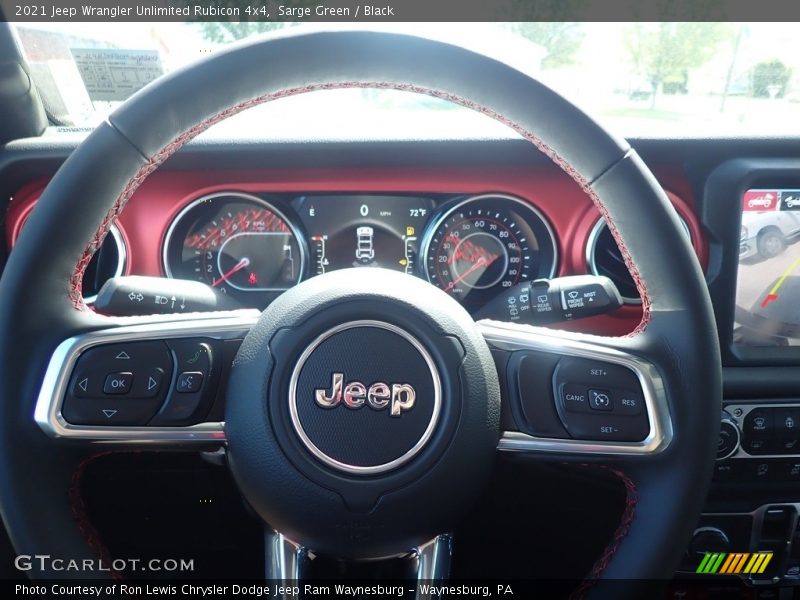 Sarge Green / Black 2021 Jeep Wrangler Unlimited Rubicon 4x4