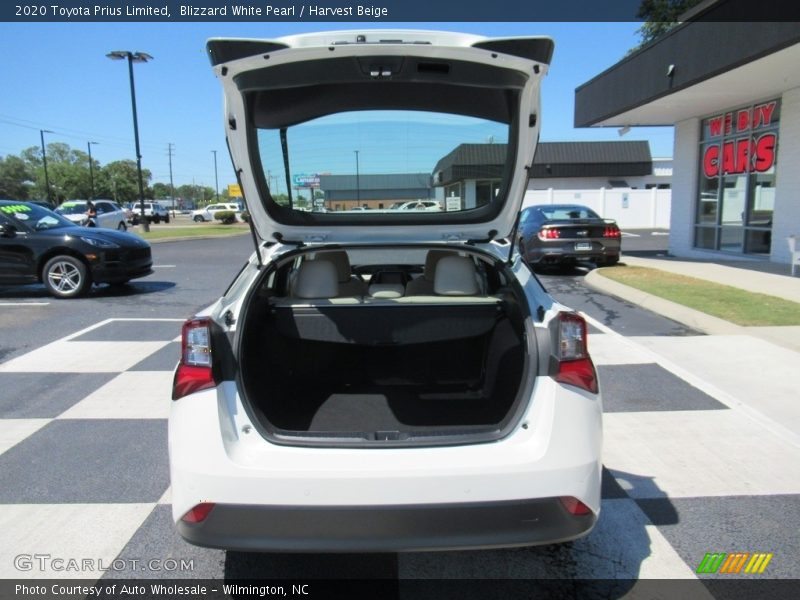 Blizzard White Pearl / Harvest Beige 2020 Toyota Prius Limited