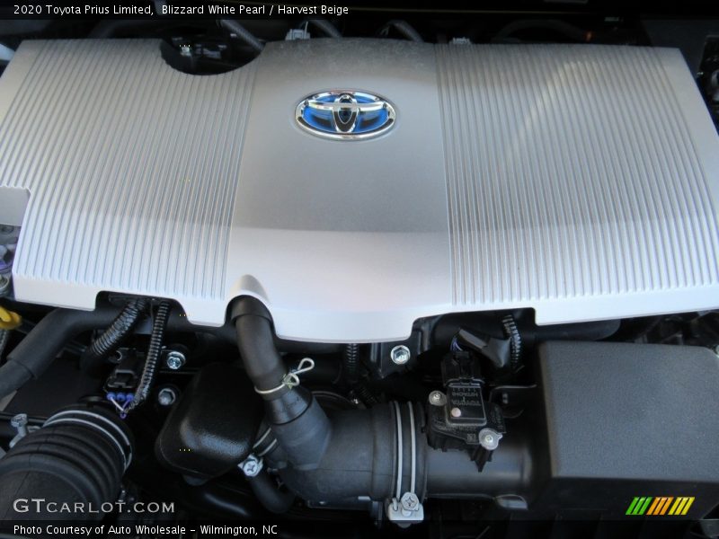 Blizzard White Pearl / Harvest Beige 2020 Toyota Prius Limited