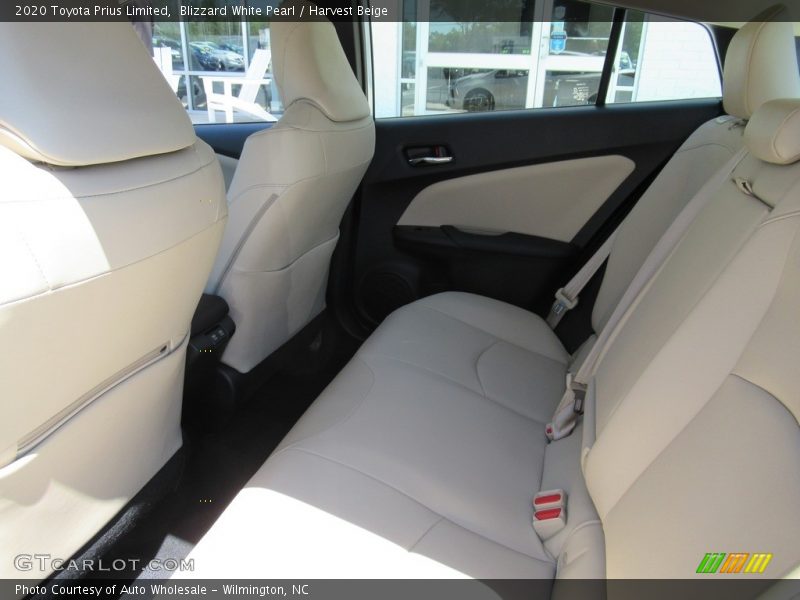 Blizzard White Pearl / Harvest Beige 2020 Toyota Prius Limited