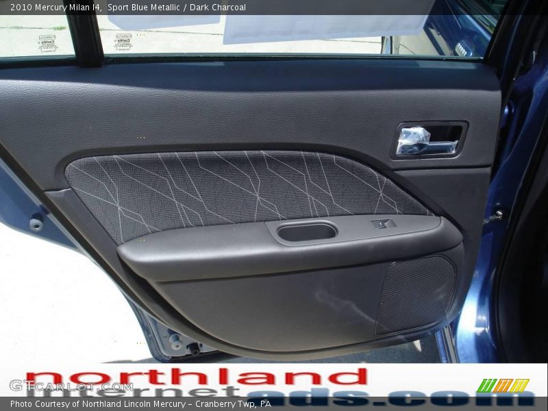 Sport Blue Metallic / Dark Charcoal 2010 Mercury Milan I4