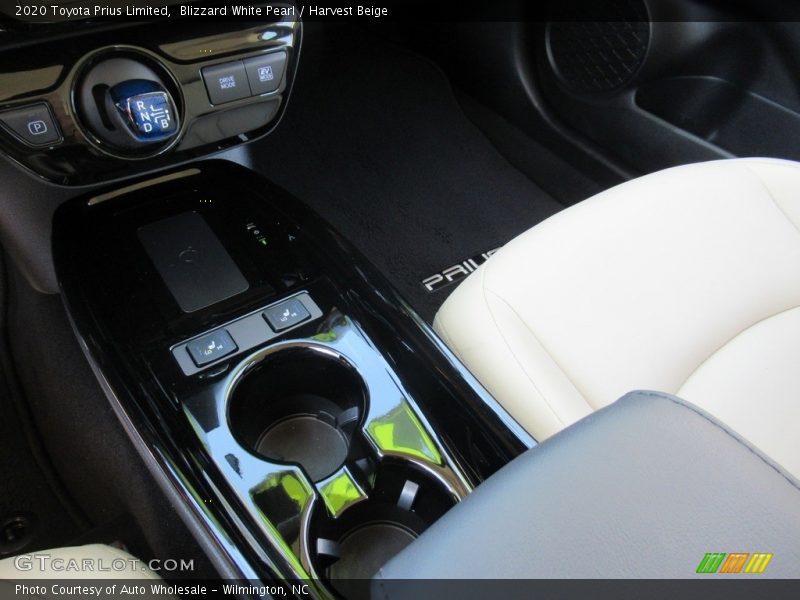 Blizzard White Pearl / Harvest Beige 2020 Toyota Prius Limited