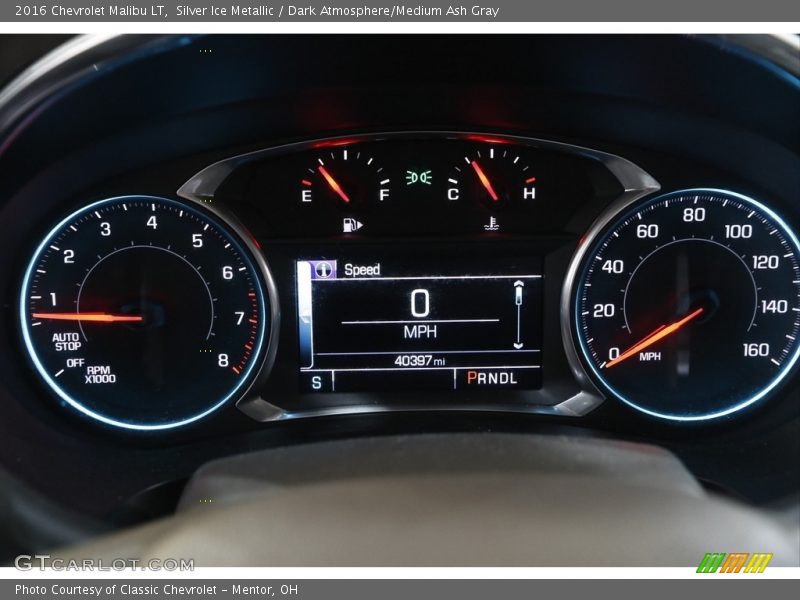 Silver Ice Metallic / Dark Atmosphere/Medium Ash Gray 2016 Chevrolet Malibu LT