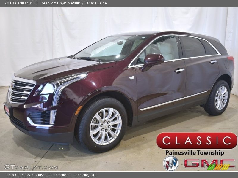 Deep Amethyst Metallic / Sahara Beige 2018 Cadillac XT5