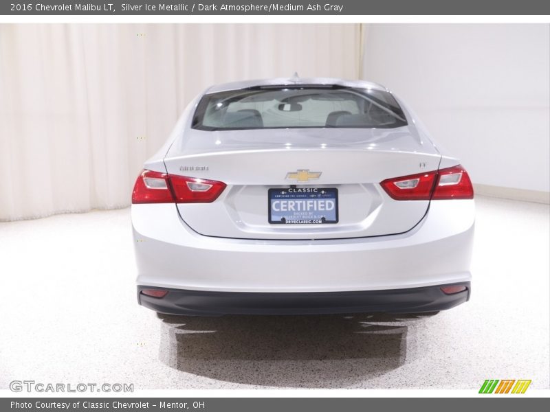 Silver Ice Metallic / Dark Atmosphere/Medium Ash Gray 2016 Chevrolet Malibu LT