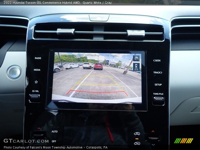 Quartz White / Gray 2022 Hyundai Tucson SEL Convienience Hybrid AWD