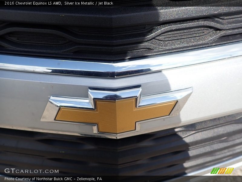 Silver Ice Metallic / Jet Black 2016 Chevrolet Equinox LS AWD