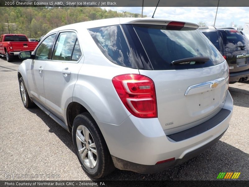 Silver Ice Metallic / Jet Black 2016 Chevrolet Equinox LS AWD