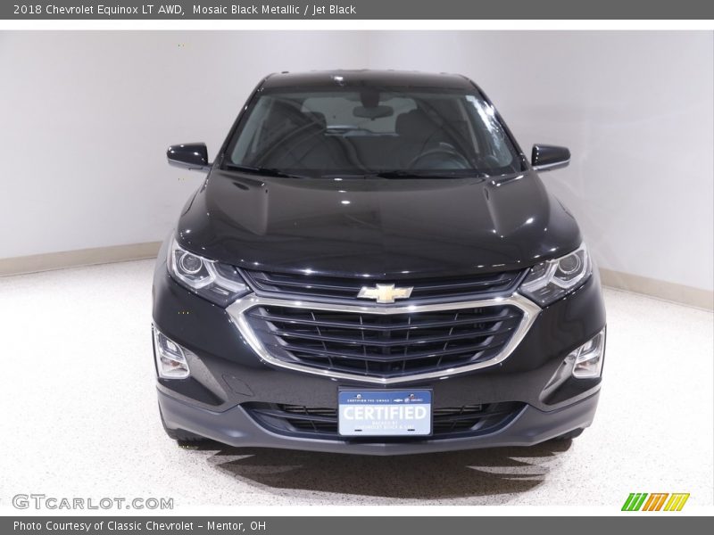 Mosaic Black Metallic / Jet Black 2018 Chevrolet Equinox LT AWD