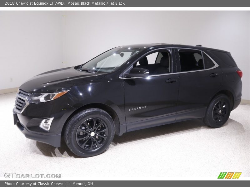 Mosaic Black Metallic / Jet Black 2018 Chevrolet Equinox LT AWD
