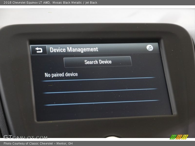 Mosaic Black Metallic / Jet Black 2018 Chevrolet Equinox LT AWD