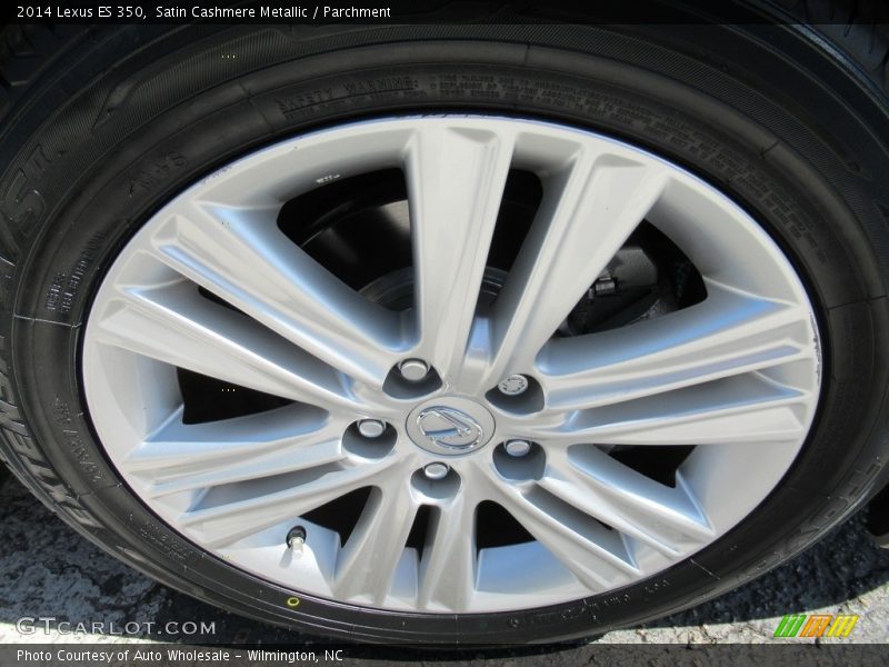 Satin Cashmere Metallic / Parchment 2014 Lexus ES 350