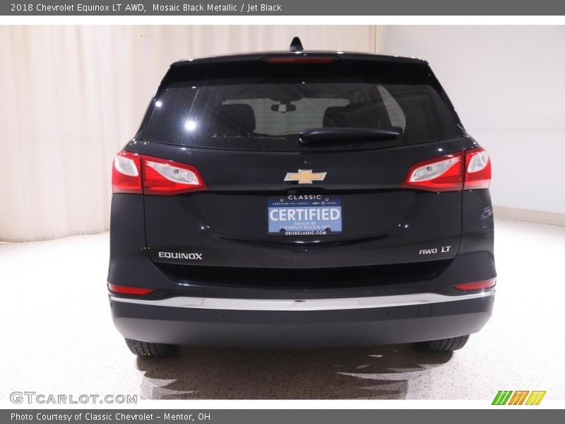 Mosaic Black Metallic / Jet Black 2018 Chevrolet Equinox LT AWD