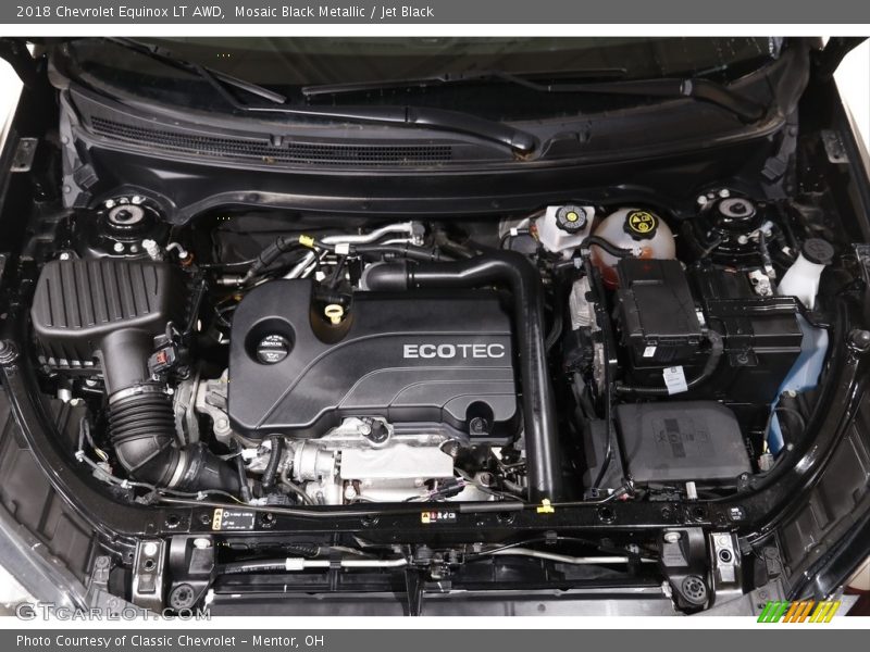 Mosaic Black Metallic / Jet Black 2018 Chevrolet Equinox LT AWD