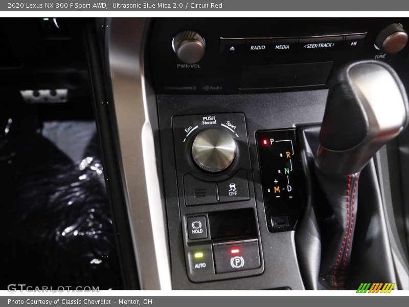 Controls of 2020 NX 300 F Sport AWD