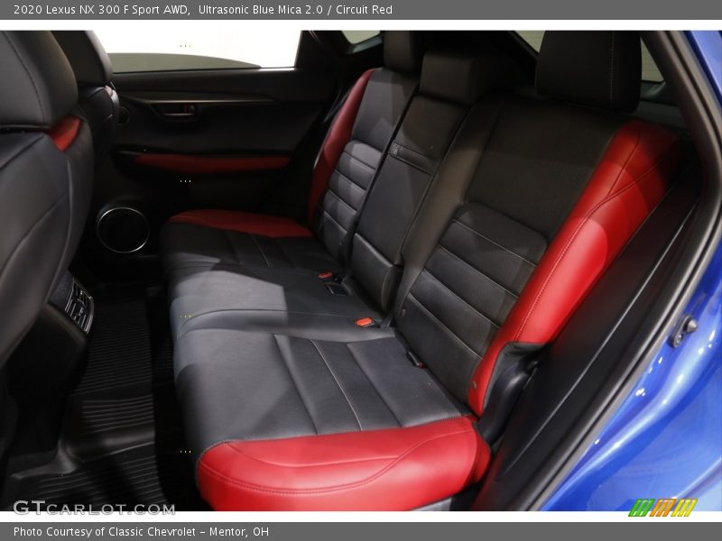 Rear Seat of 2020 NX 300 F Sport AWD