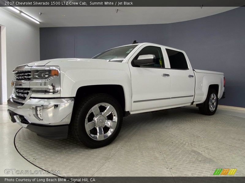 Summit White / Jet Black 2017 Chevrolet Silverado 1500 LTZ Crew Cab