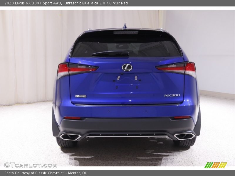 Exhaust of 2020 NX 300 F Sport AWD