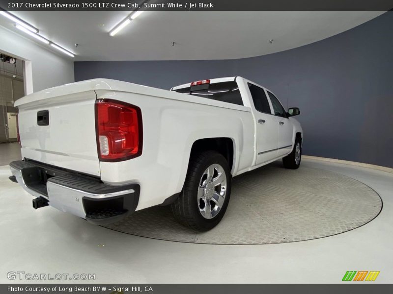Summit White / Jet Black 2017 Chevrolet Silverado 1500 LTZ Crew Cab