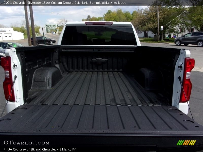 Summit White / Jet Black 2021 Chevrolet Silverado 1500 Custom Double Cab 4x4