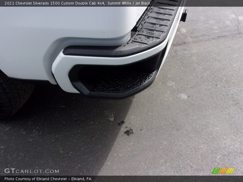 Summit White / Jet Black 2021 Chevrolet Silverado 1500 Custom Double Cab 4x4