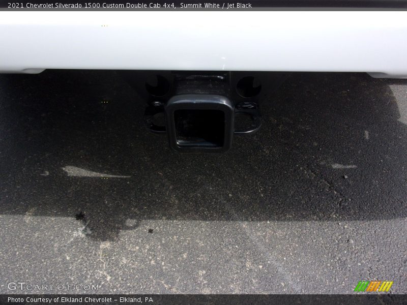 Summit White / Jet Black 2021 Chevrolet Silverado 1500 Custom Double Cab 4x4