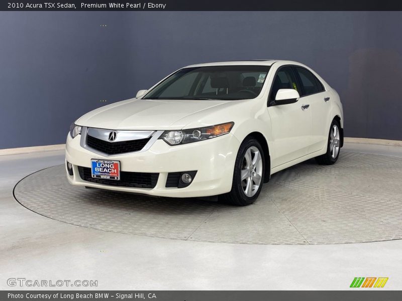 Premium White Pearl / Ebony 2010 Acura TSX Sedan