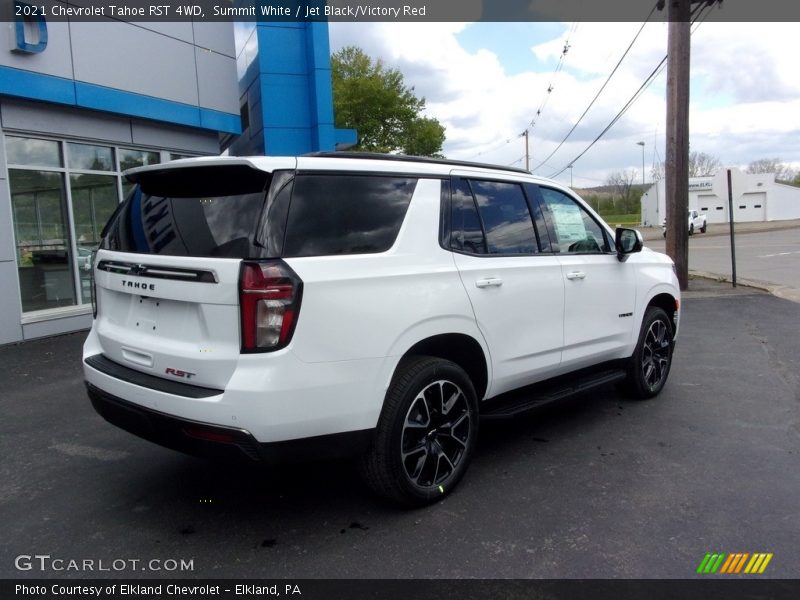 Summit White / Jet Black/Victory Red 2021 Chevrolet Tahoe RST 4WD