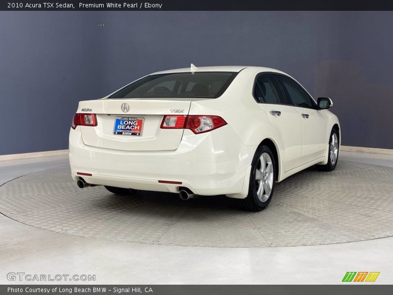 Premium White Pearl / Ebony 2010 Acura TSX Sedan