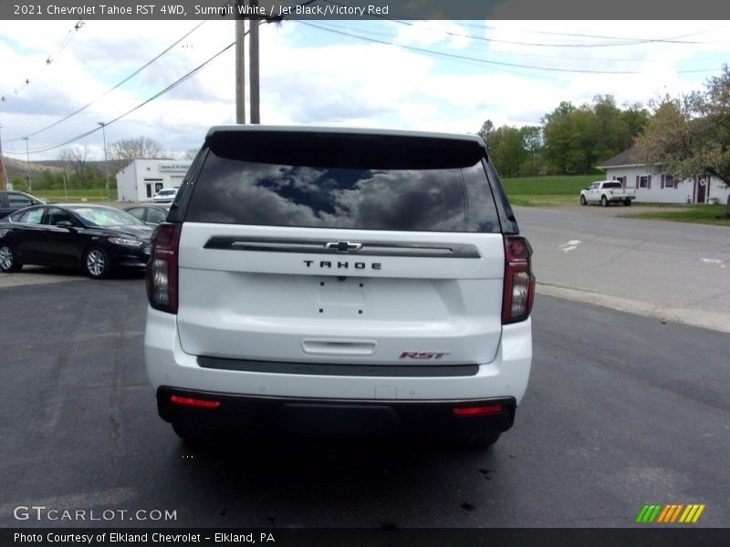 Summit White / Jet Black/Victory Red 2021 Chevrolet Tahoe RST 4WD