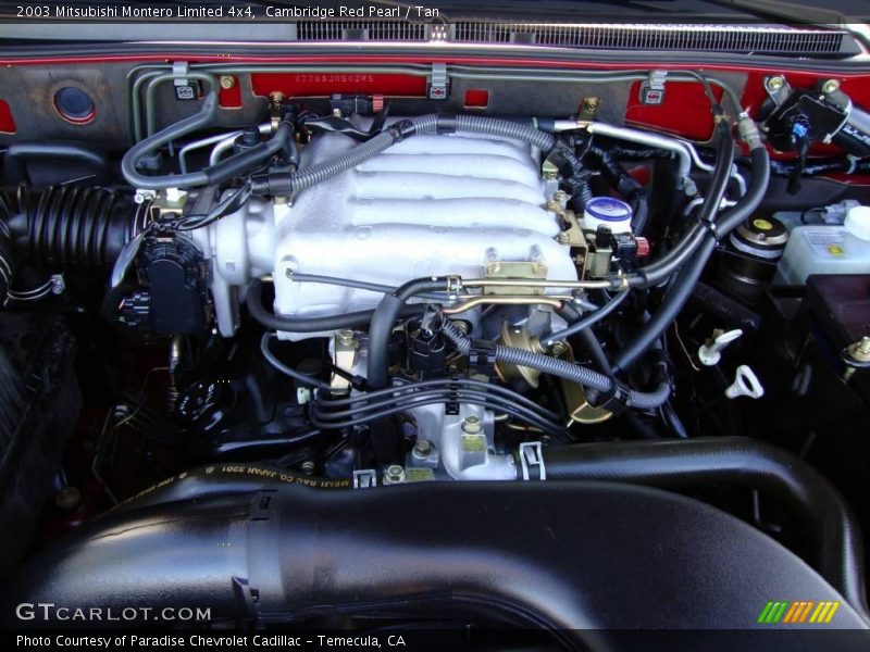 Cambridge Red Pearl / Tan 2003 Mitsubishi Montero Limited 4x4