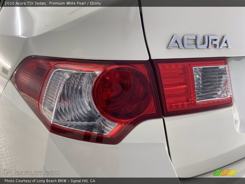 Premium White Pearl / Ebony 2010 Acura TSX Sedan