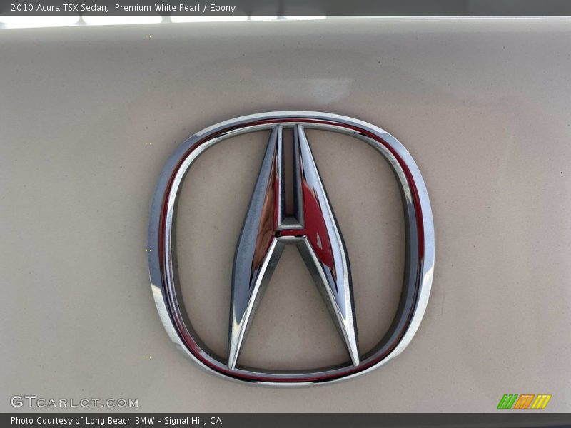 Premium White Pearl / Ebony 2010 Acura TSX Sedan